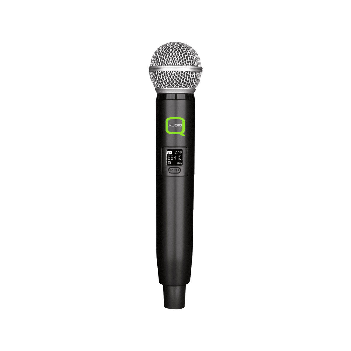 Q-Audio QWM-11 V2 UHF Dual Wireless Handheld System - Fixed Frequency