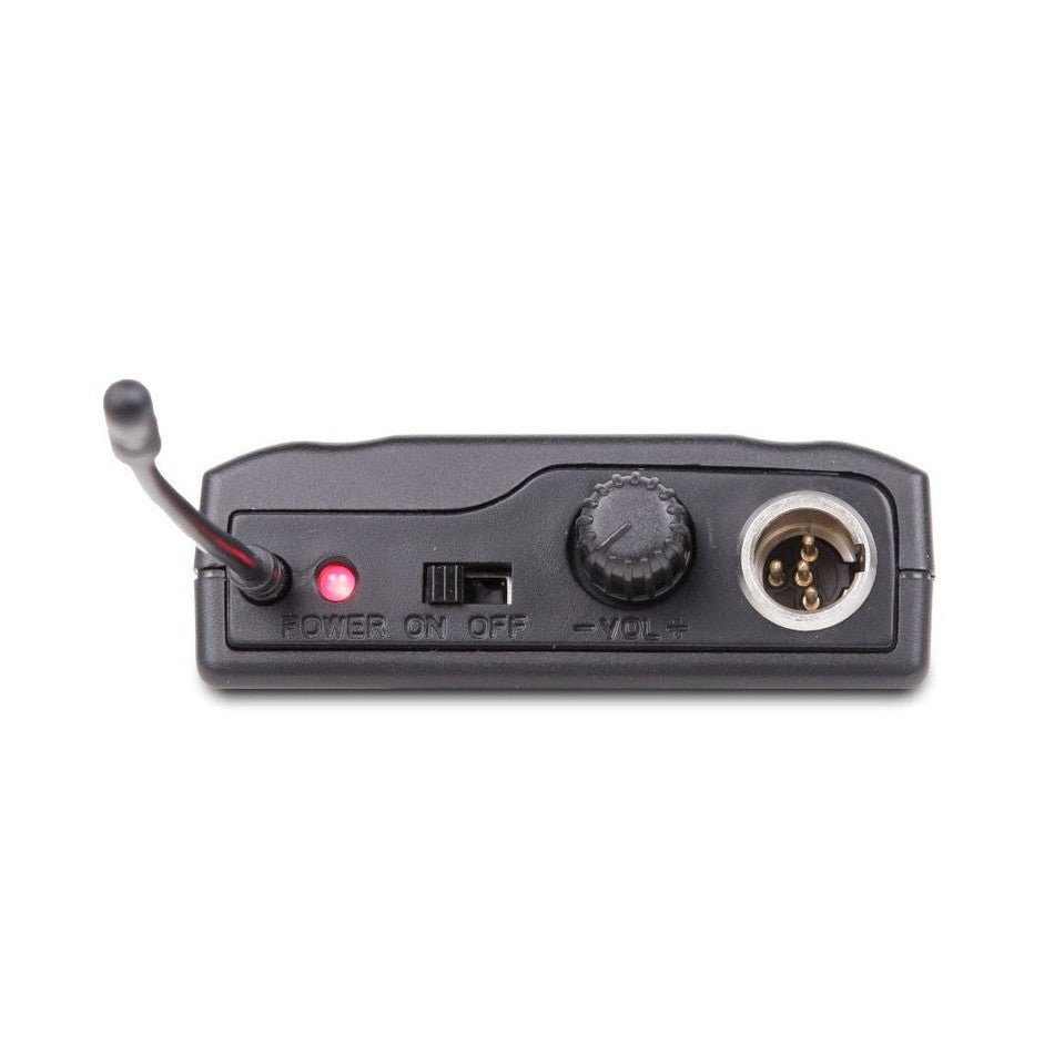 Q-Audio QWM 1950 HH+BP UHF Antenna Diversity Dual Wireless Handheld + Beltpack System 3
