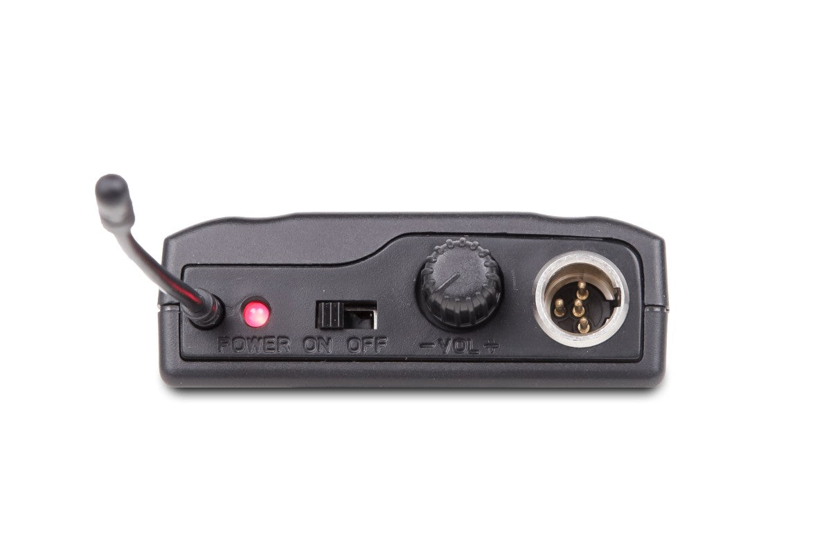 Q-Audio QWM 1950 HH+BP UHF Antenna Diversity Dual Wireless Handheld + Beltpack System