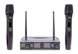 Q-Audio QWM 1950 HH UHF Antenna Diversity Dual Wireless Handheld System