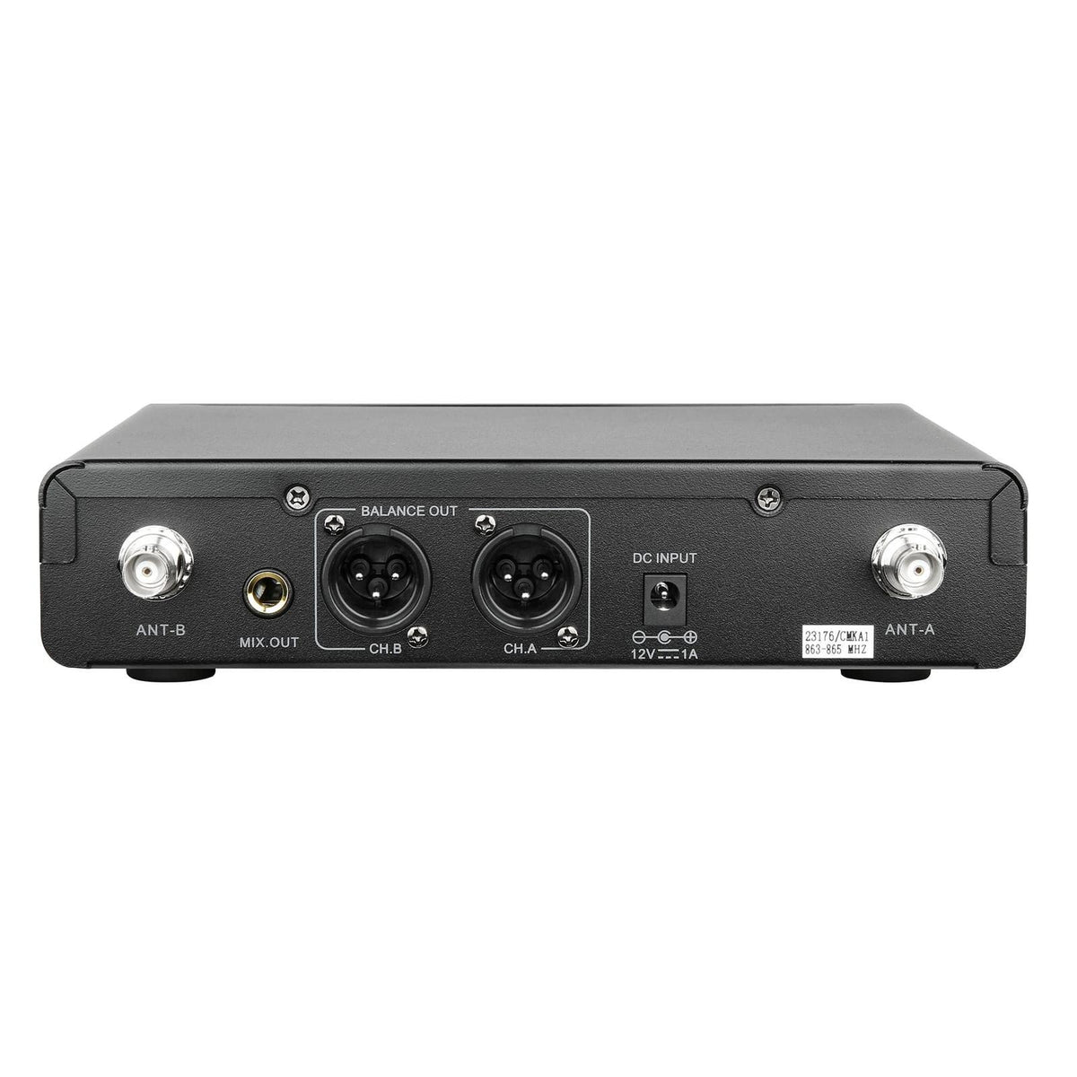 Q-Audio QWM 1960 V3 HH UHF True Diversity Dual Wireless Handheld System