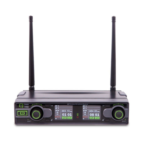 Q-Audio QWM 1950 HH UHF Antenna Diversity Dual Wireless Handheld System 2