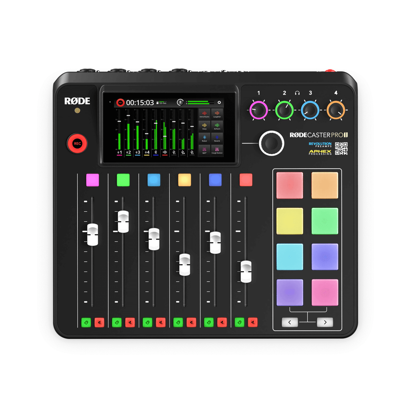 RODE RODECaster Pro II Integrated Audio Production Console 3