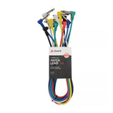 Chord Multi-Colour 1m Patch Cables – 6-Pack Guitar & Audio Leads 1