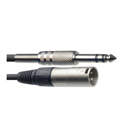 Stagg SAC1PSXM DL Balanced TRS Jack to XLR Male Audio Cable — 1M 2