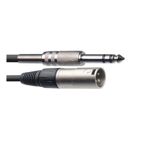 Stagg SAC3PSXM Balanced TRS Jack to XLR Male Audio Cable — 3M 2