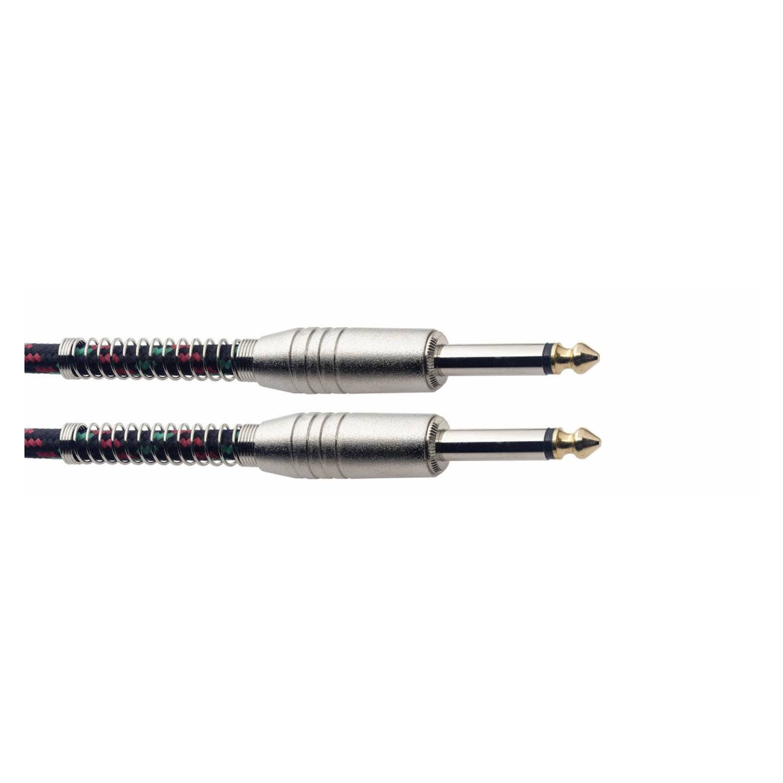 Stagg S-Series Vintage Tweed Style Instrument Cable – Black 6m 2
