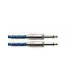 Stagg S-Series Vintage Tweed Style Instrument Cable – Blue 6m 2