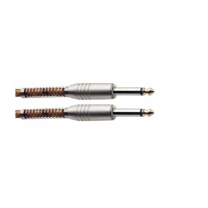Stagg S-Series Vintage Tweed Style Instrument Cable – Orange 6m 2