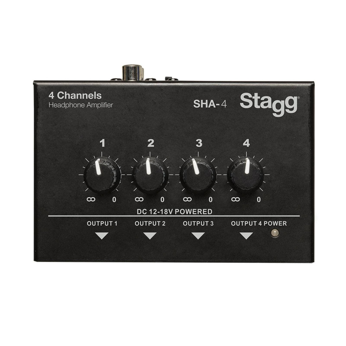 Stagg SHA-4 - 4-Channel Stereo Headphone Amplifier 2