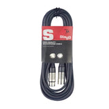 Stagg SMC3 - 3m XLR Male to Female Cable Black 1