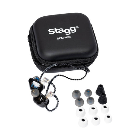 Stagg Black Dual-Driver In-Ear Monitors - 1.2m SPM-235 BK 2