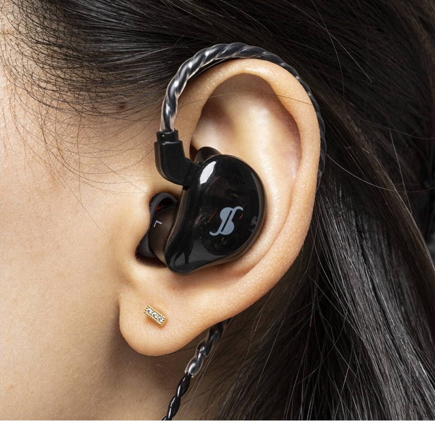 Stagg SPM-235 2 Driver Sound-Isolating In-Ear Monitors, Black 6