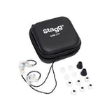 Stagg Transparent Dual-Driver In-Ear Monitors - 1.2m SPM-235 TR 2