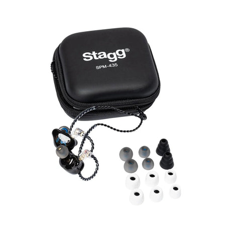 Stagg SIA-ST & SPM-435 Wired In-Ear Monitoring System - Black 6