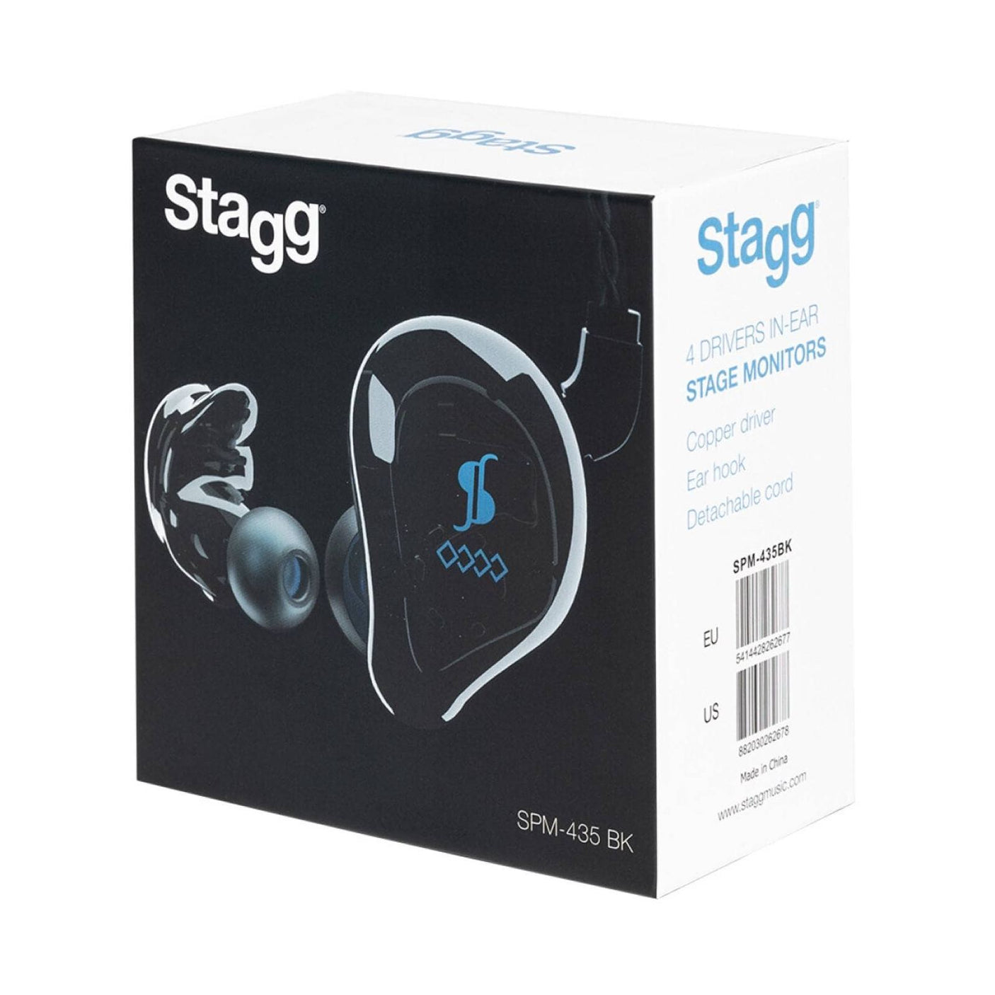 Stagg Black 4-Driver In-Ear Monitors - 1.2m SPM-435 BK 6