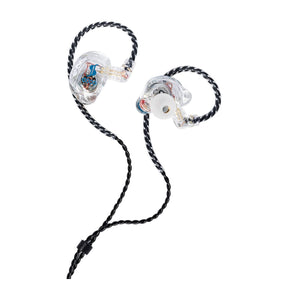 Stagg SPM-435 4 Driver Sound-Isolating In-Ear Monitors, Transparent 1