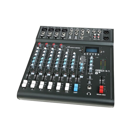 Studiomaster CLUB XS8+ 8-Channel Mixing Desk with Bluetooth, USB/SD & DSP Effects 3
