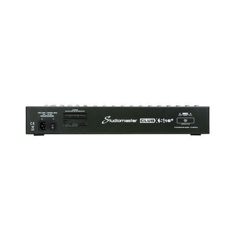 Studiomaster CLUB XS16+ 16-Channel Mixing Desk with Bluetooth, USB/SD & DSP Effects 4