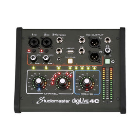 Studiomaster DigiLive 4C 4-Input Digital WiFi Mixer With DSP 1