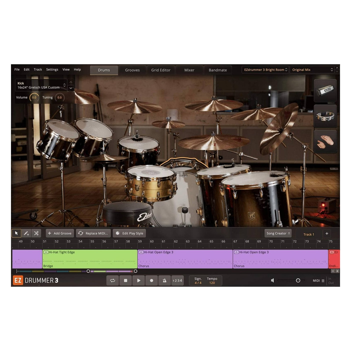Toontrack EZDrummer 3 (Download) Editor