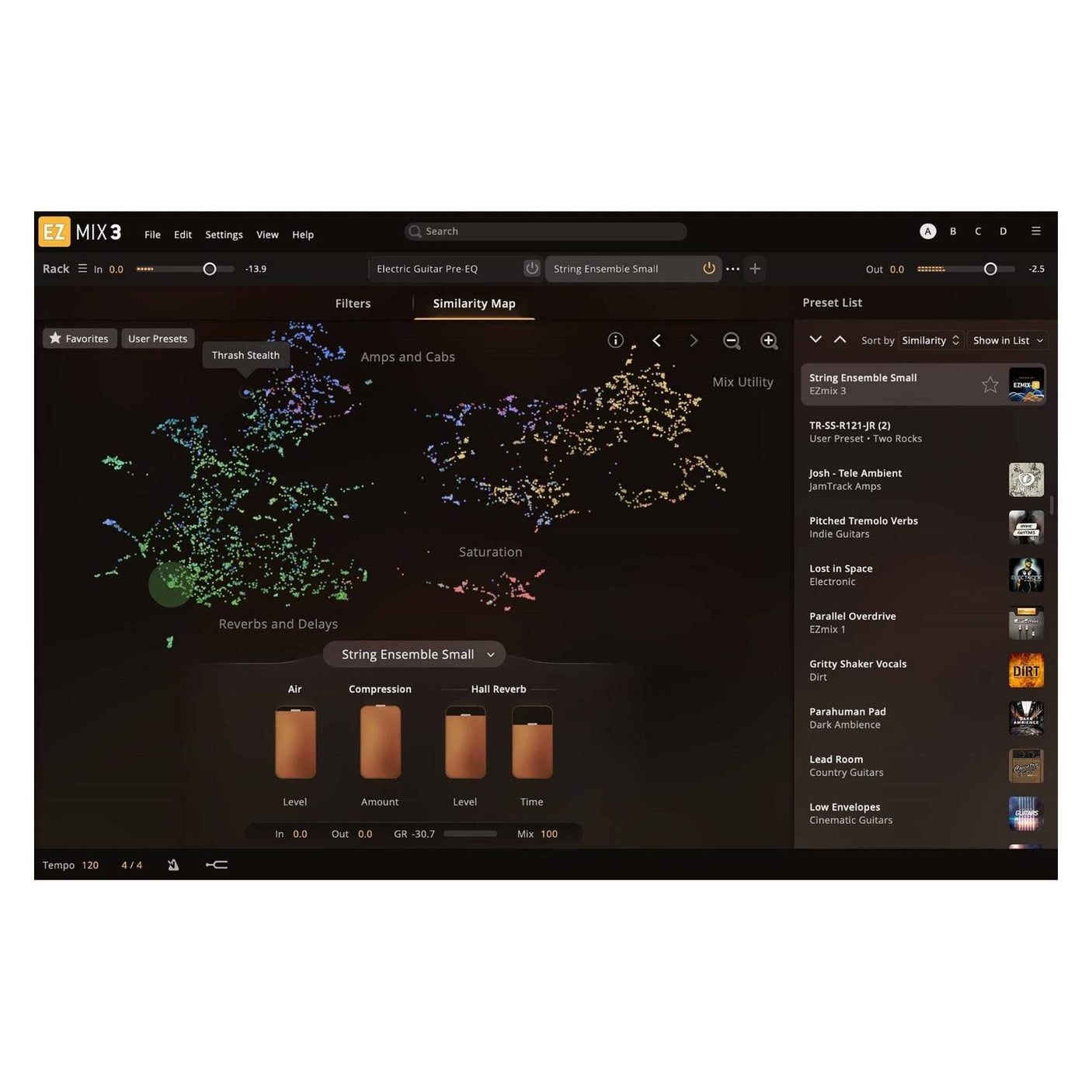 Toontrack EZmix 3 Similarity Map