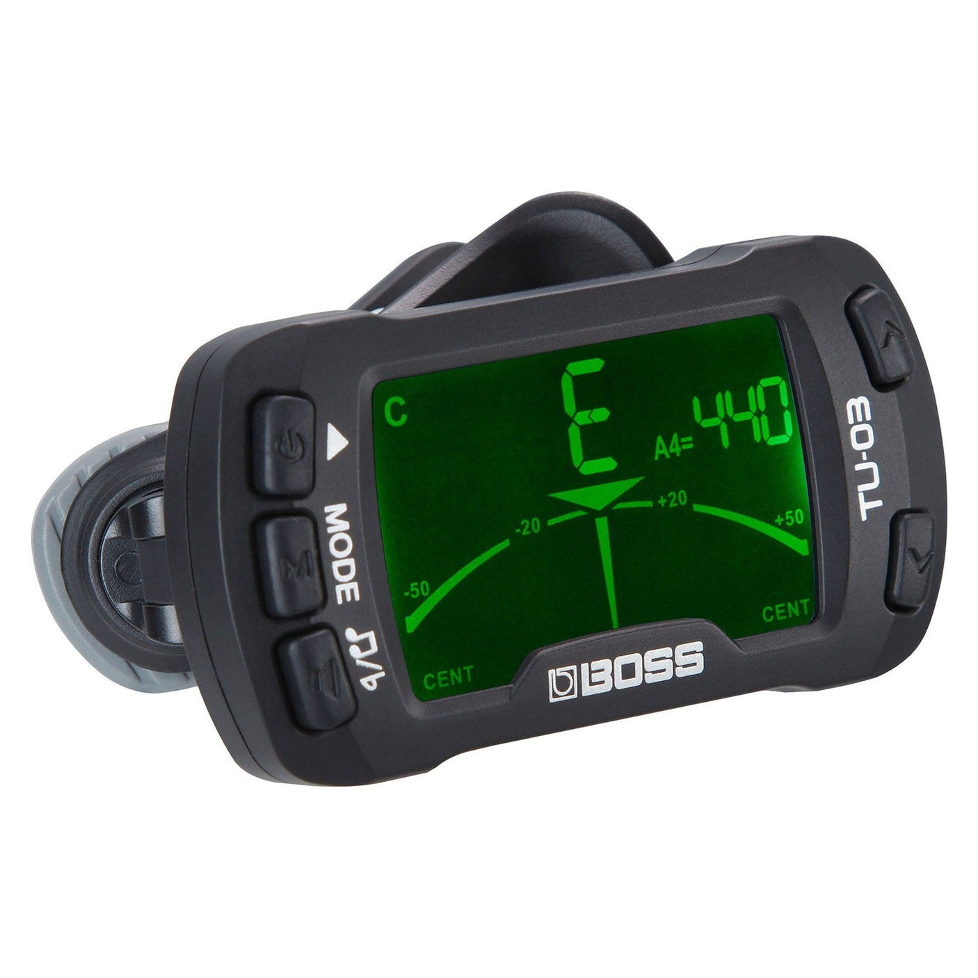 BOSS TU-03 Clip-On Guitar Tuner & Metronome 3