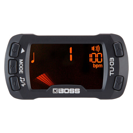 BOSS TU-03 Clip-On Guitar Tuner & Metronome 2