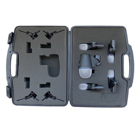 JTS TXB-5M1 5 Piece Drum Mic Package with Case 1