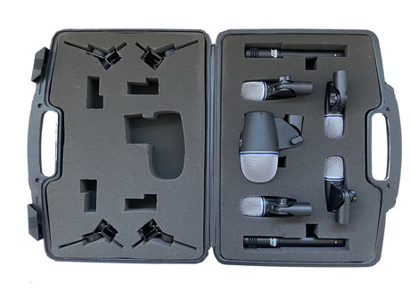 JTS TXB-7M 7 Piece Drum Mic Package with Case 1