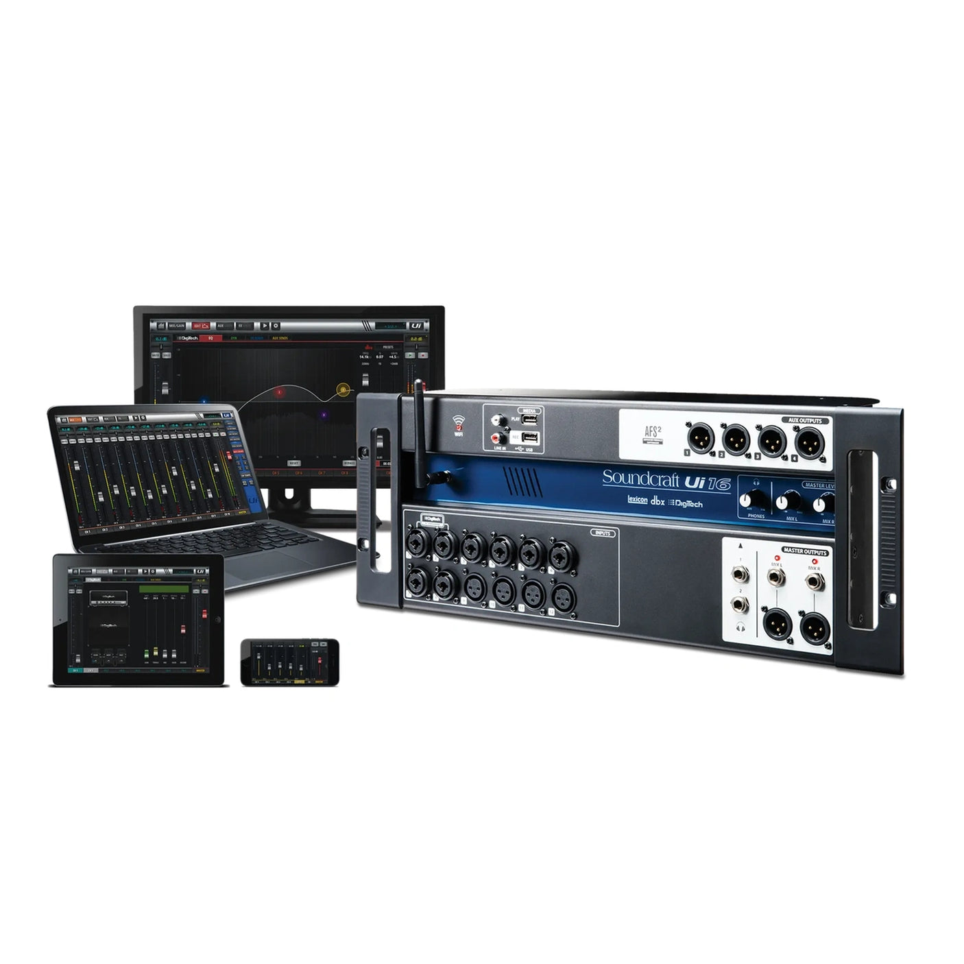 Soundcraft Ui16 16-channel Digital Mixer With Wireless Control 3