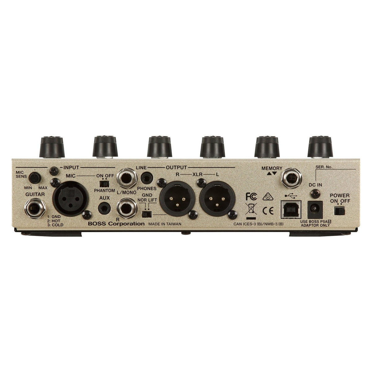 BOSS VE-8 Acoustic Singer Pedal 3