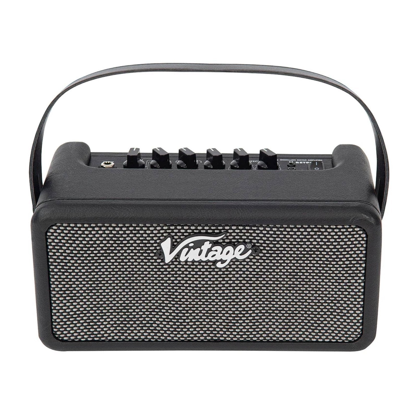 Vintage Retro 15W Guitar Amplifier with Bluetooth & Effects Black 1