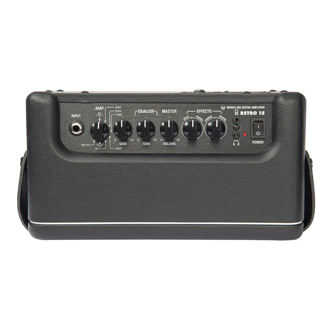 Vintage Retro 15W Guitar Amplifier with Bluetooth & Effects Black 2