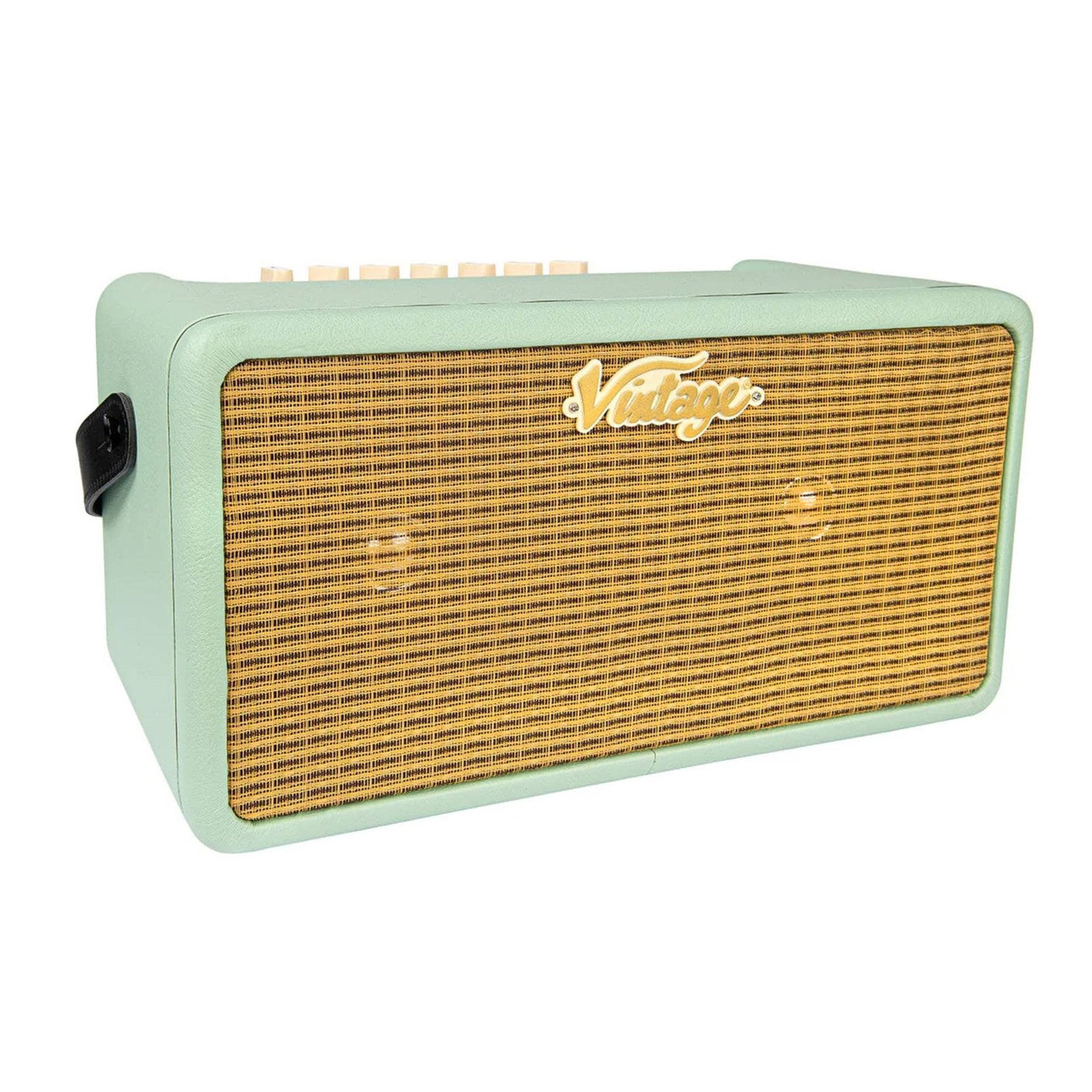Vintage Retro 15W Guitar Amplifier with Bluetooth & Effects Mint Green 4