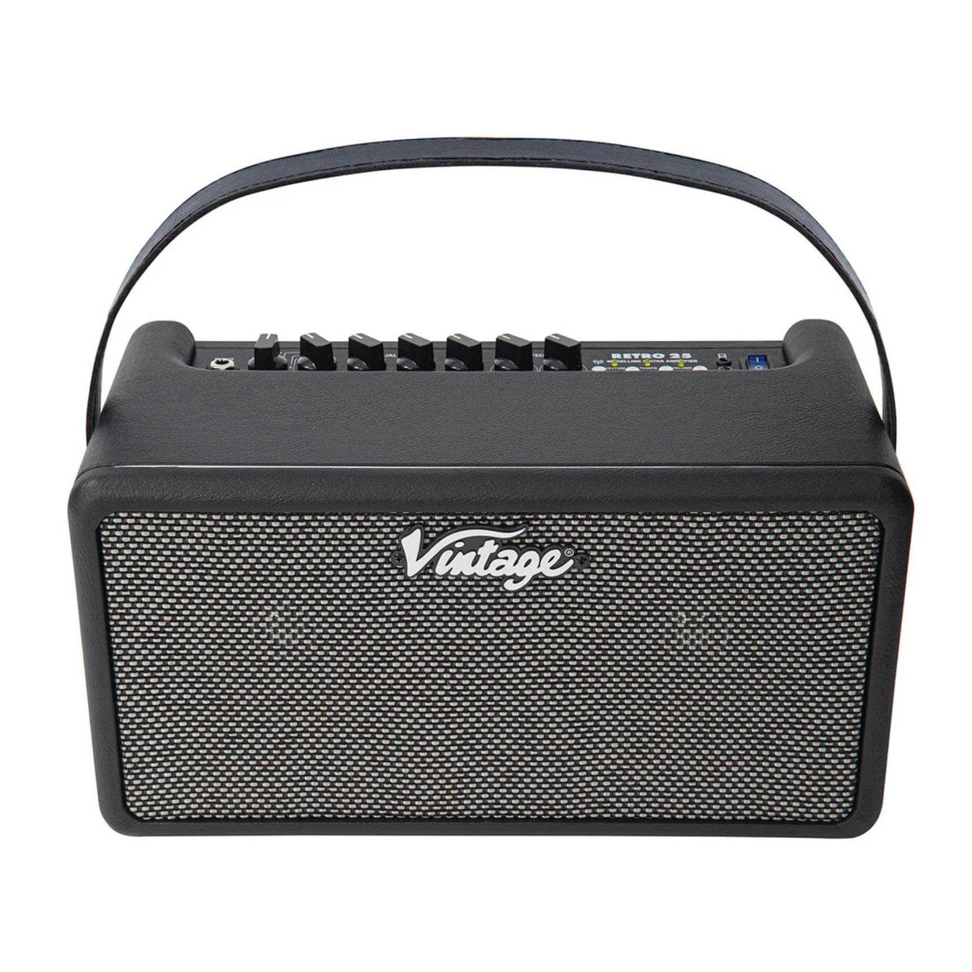 Vintage Retro 25W Guitar Amplifier with Bluetooth & Drum Machine Black 1