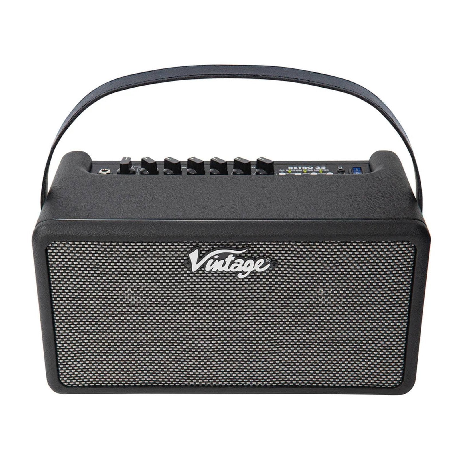 Vintage Retro 25W Guitar Amplifier with Bluetooth & Drum Machine Black 1