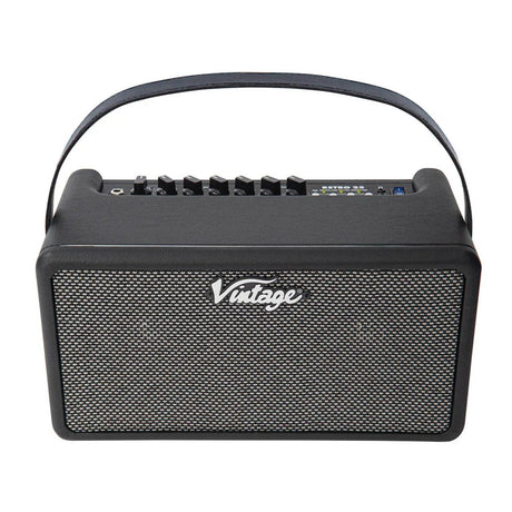 Vintage Retro 25W Guitar Amplifier with Bluetooth & Drum Machine Black 1