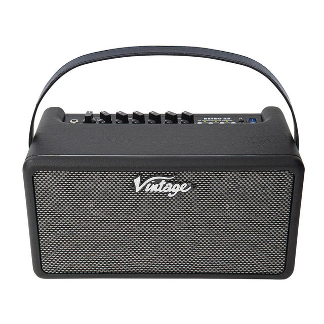 Vintage Retro 25W Guitar Amplifier with Bluetooth & Drum Machine Black 1