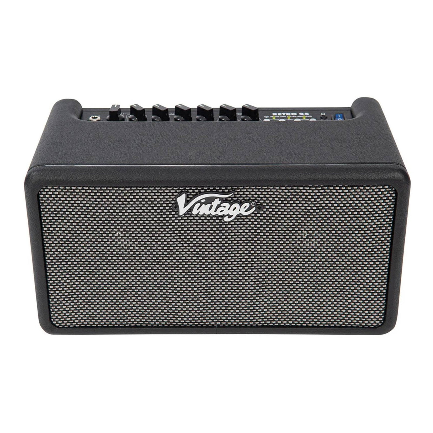 Vintage Retro 25W Guitar Amplifier with Bluetooth & Drum Machine Black 3