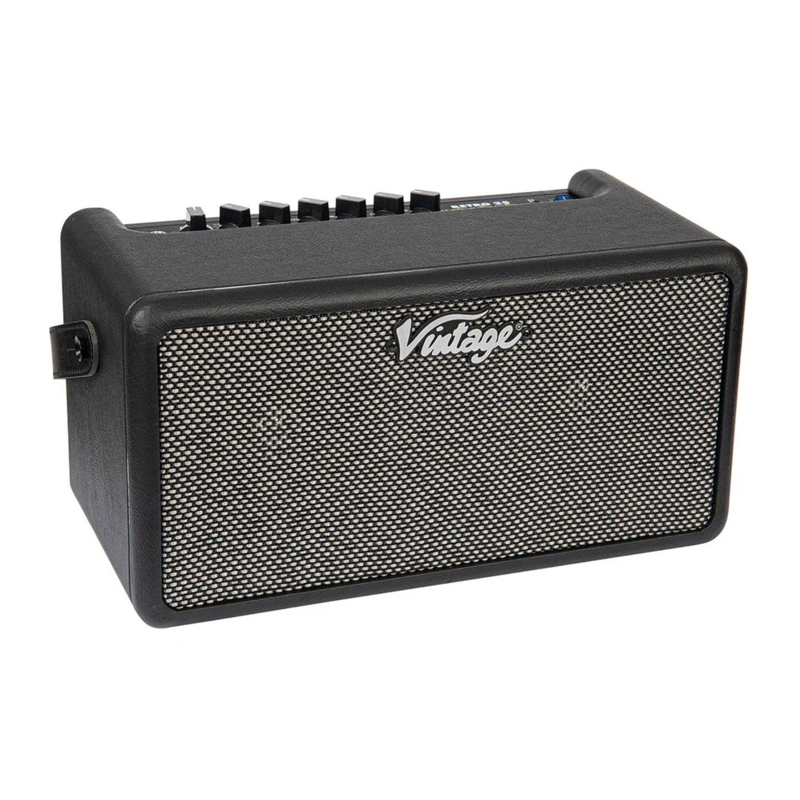 Vintage Retro 25W Guitar Amplifier with Bluetooth & Drum Machine Black 4