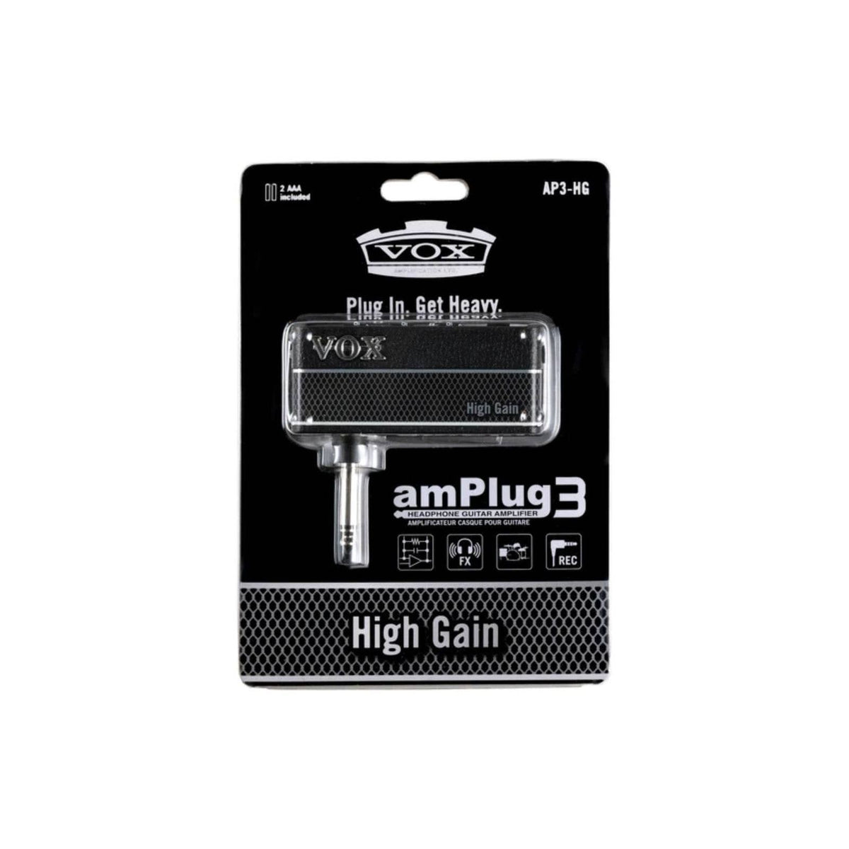 VOX amPlug 3 High Gain Guitar Headphone Amplifier AP3-HG 4