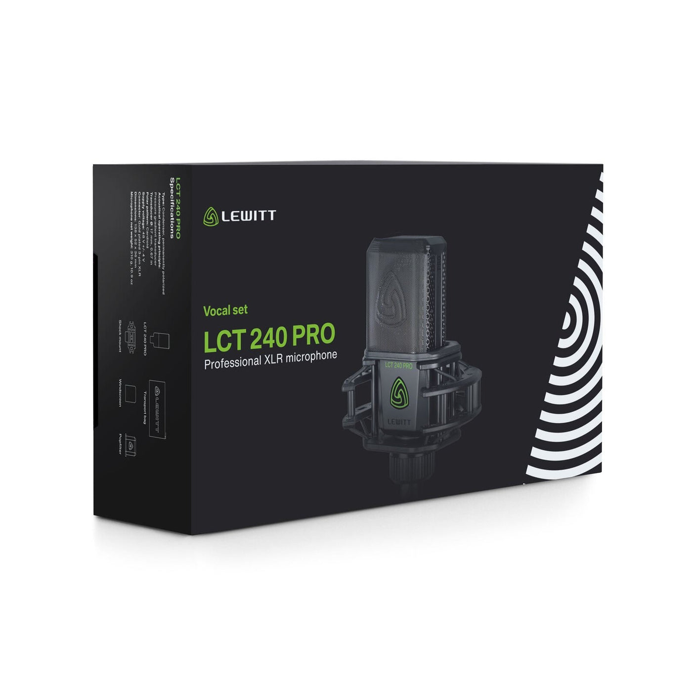 Lewitt LCT 240 PRO Condenser Microphone Vocal Set 4