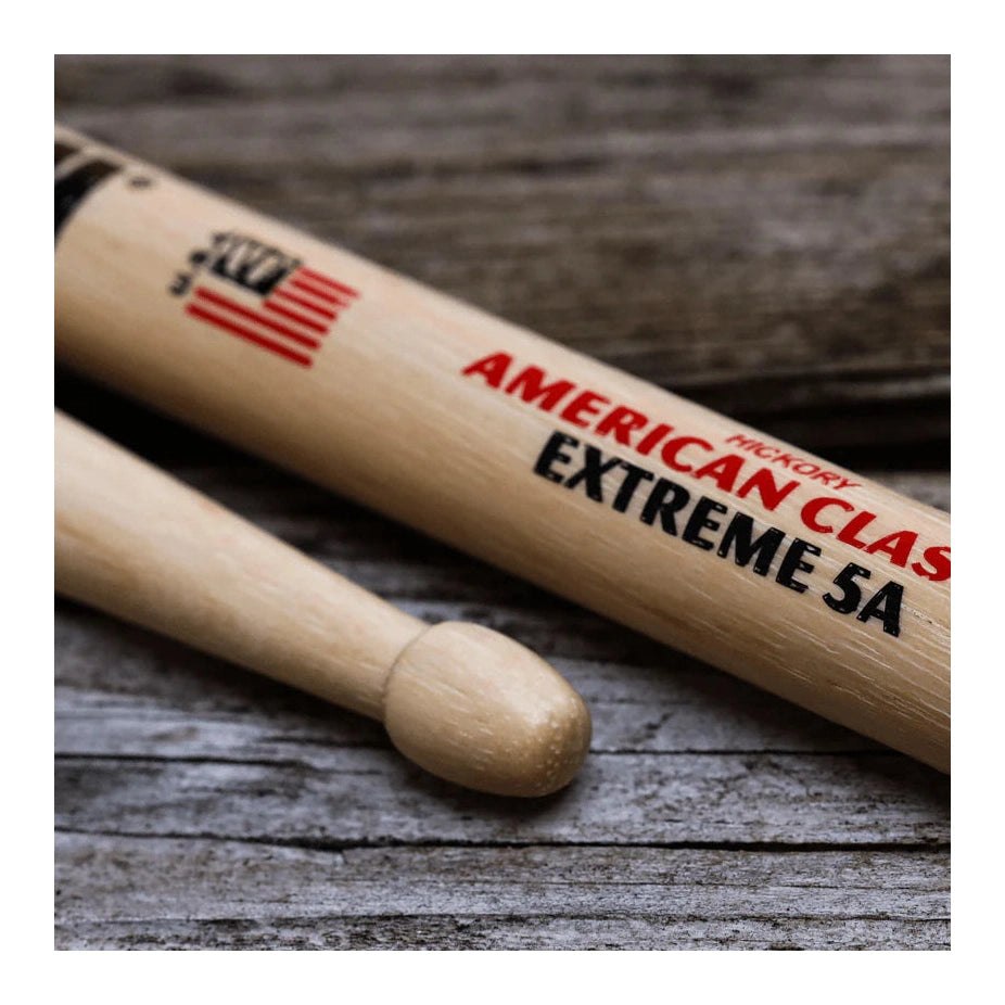 Vic Firth American Classic Extreme Drum Sticks, 5A, Wood Tip — Pair 7