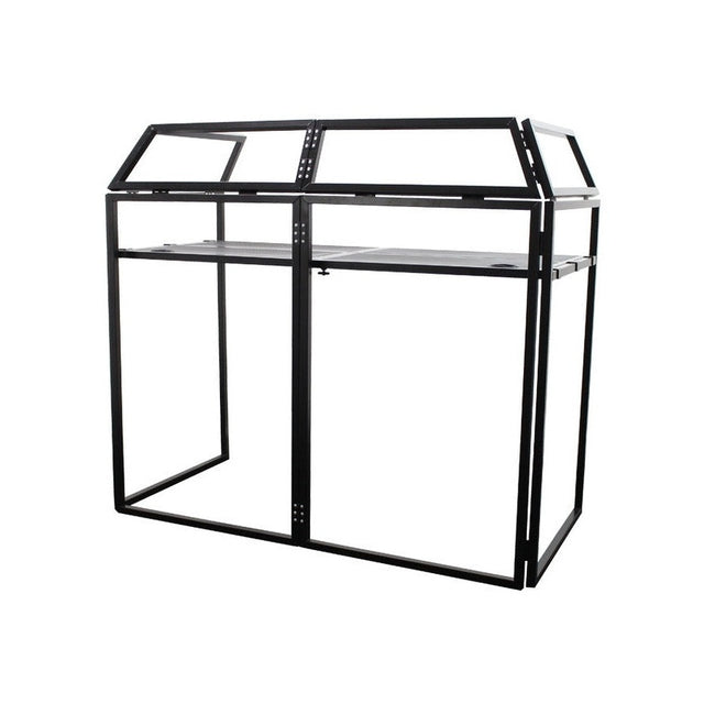 Ultimax DJ Booth Pro - Foldable DJ Booth System with Black & White Skrims 1