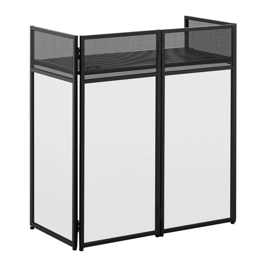 Ultimax DJ Combi Booth - Portable DJ Booth System with Black & White Skrims 3